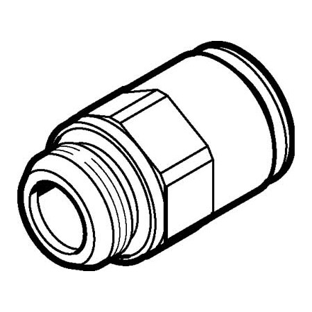 Festo Push-In Fitting NPQM-D-G14-Q8-P10 NPQM-D-G14-Q8-P10